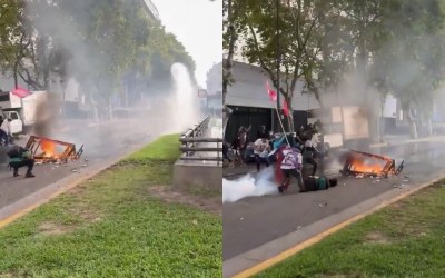 VÍDEO: Fotógrafo é atingido na cabeça durante protesto contra Milei na Argentina; ele está em estado grave