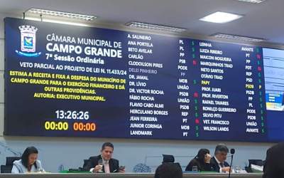 Com argumento de equilíbrio fiscal, Câmara mantém veto da Prefeitura a emendas